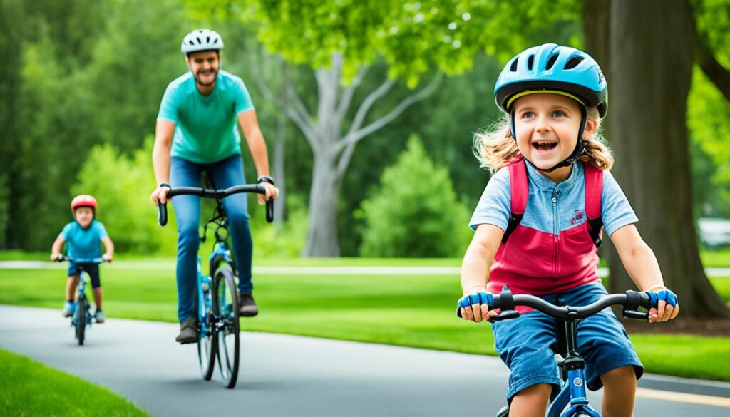 stützräder beim Fahrradfahren lernen